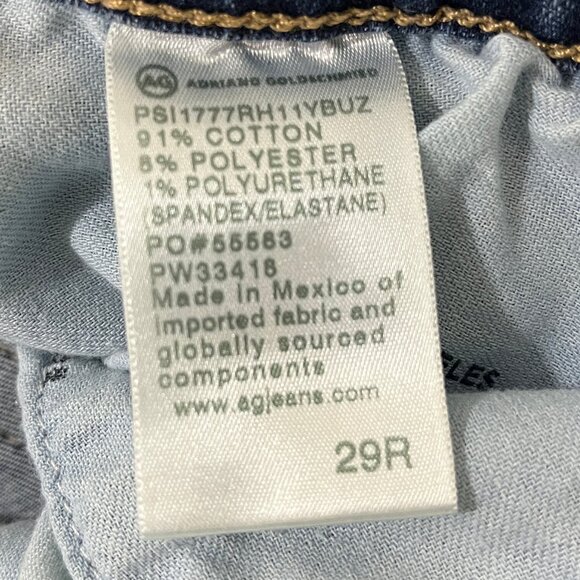 Adriano Goldschmeid Farrah Ankle Dark Wash Skinny Jeans Size 29 Style PW33418 - Picture 12 of 12